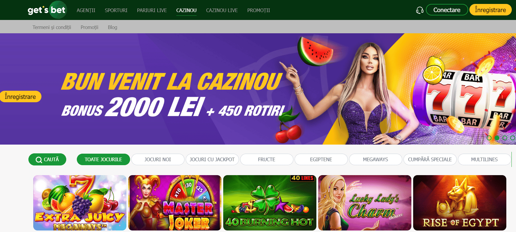 gets bet casino homepage