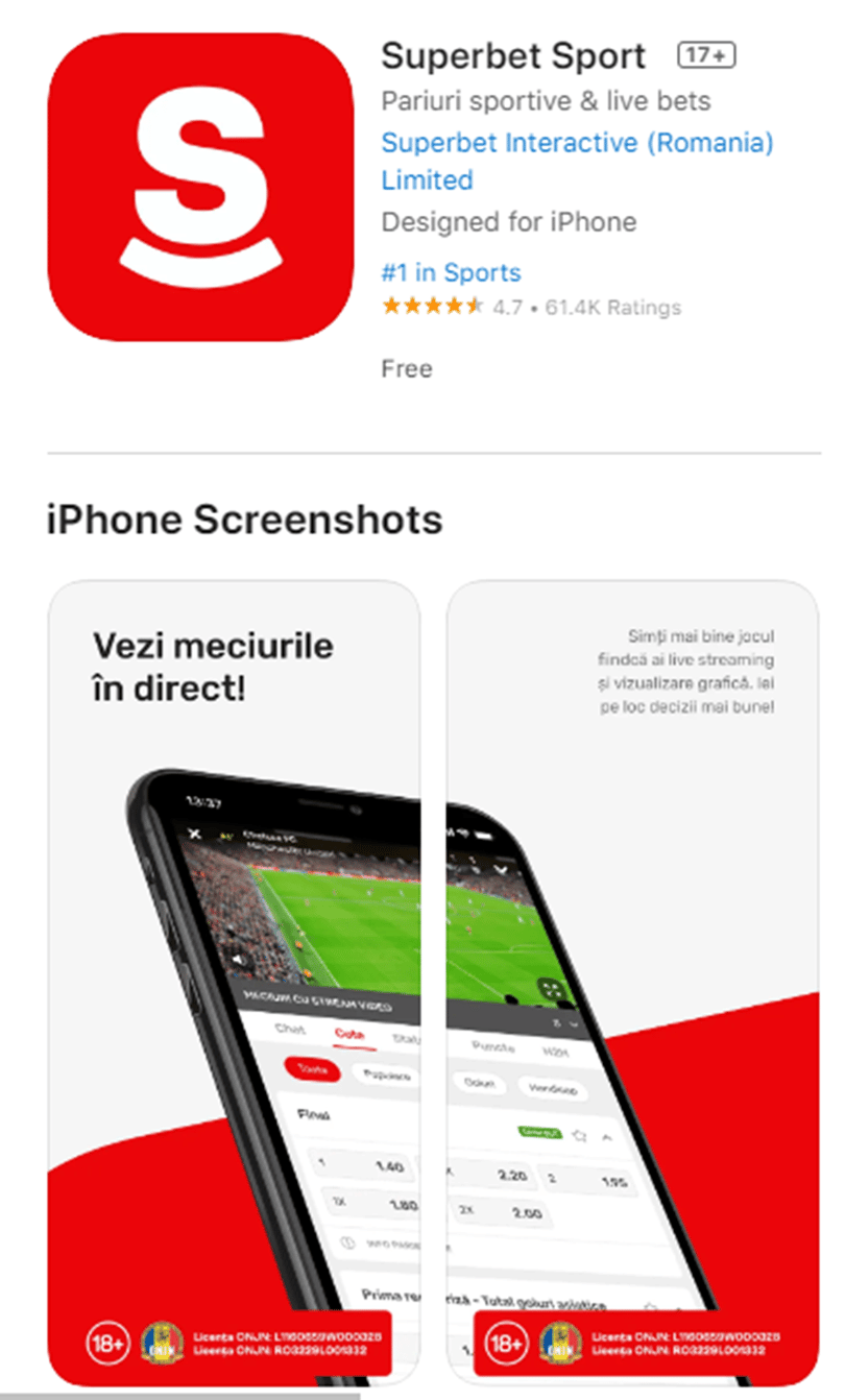 superbet sport iphone