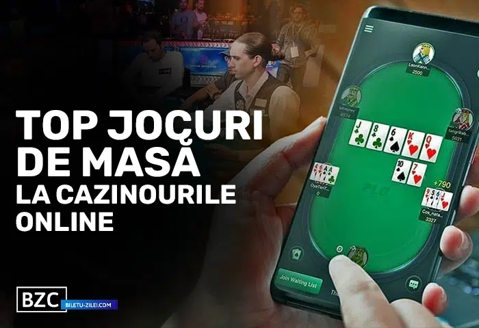 top jocuri de masă la cazinourile online