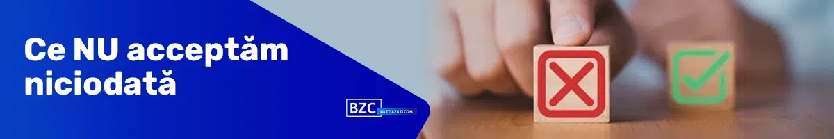 ce nu acceptăm niciodată ce nu acceptăm niciodată